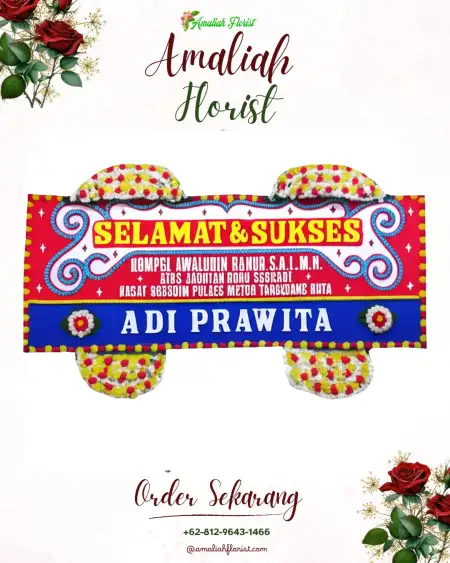 Papan Bunga Ucapan Selamat Telagajaya